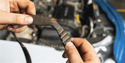 damaged timing belt